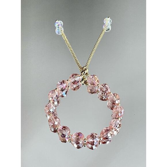 Pink Swarovski Beaded Bracelet - Picture 4 of 10